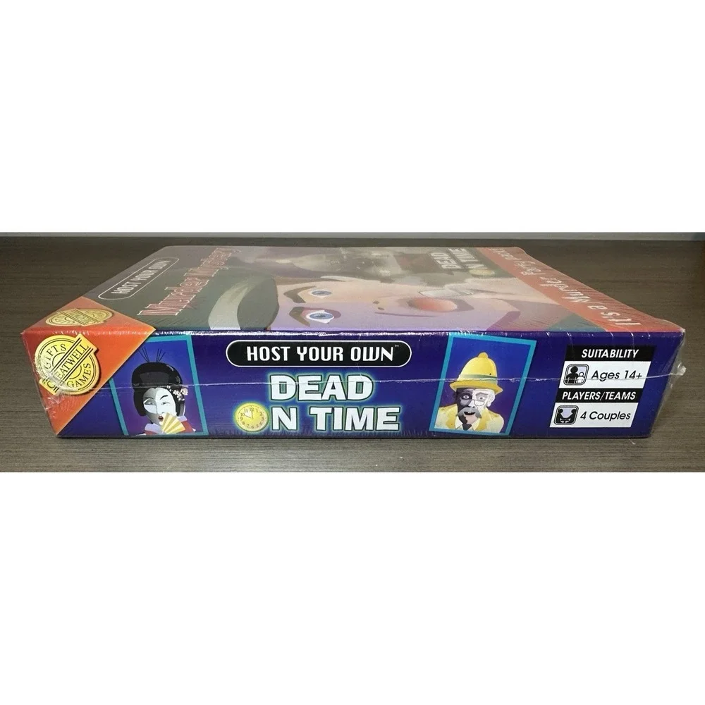 Dead on Time - Murder Mystery Party Pack‎ - Game, Invitations, CD - SEALED NEW!